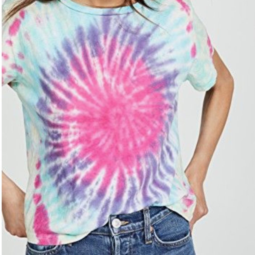 Re/done classic tee tie dye